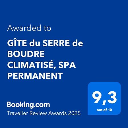 Gite Du Serre De Boudre Climatise, Spa Permanent Buisson Dış mekan fotoğraf
